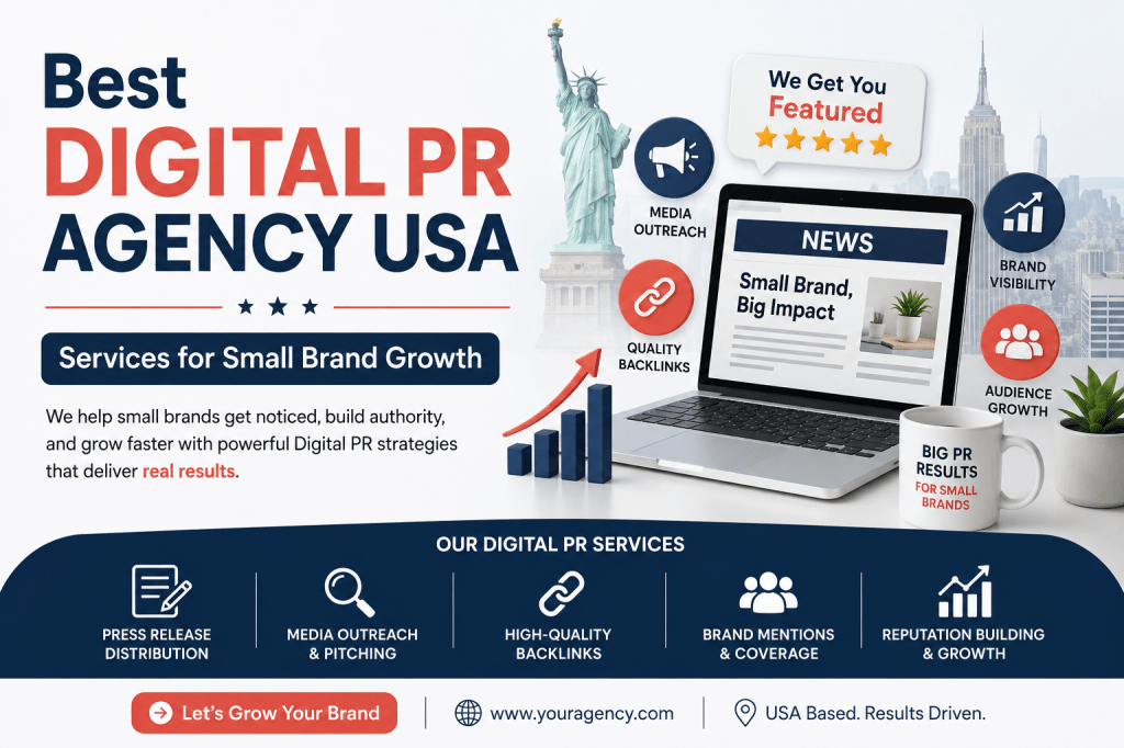 Best Digital PR Agency USA Services for Small Brand&nbsp;Growth